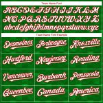 Custom Mexico Baseball Jersey - Personalized 3D Kelly Green with White-Red, Your Name & Number, Authentic Team Gear Personalized