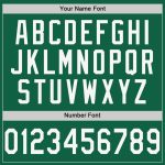 Custom Name and Number Kelly Green White-Red Authentic Baseball Jersey - Personalized Team Jersey Personalized Kelly Green
