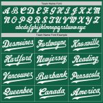 Custom Name and Number Kelly Green White-Red Authentic Baseball Jersey - Personalized Team Jersey Personalized Kelly Green