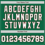 Custom Mexican Flag Baseball Jersey with Personalized Name and Number - Kelly Green White-Red Authentic Team Apparel Personalized