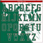 Custom Name and Number Eagles 3D Bomber Varsity Letterman Jacket Kelly Green White-Red Personalized Kelly Green White-Red