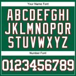 Personalized Green Red White Mesh Authentic Throwback Baseball Jersey Personalized Kelly Green White-Red Mesh Authentic Throwback