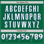 Custom Name and Number Authentic Baseball Jersey in Kelly Green White-Royal - Personalized Team Jersey Personalized Kelly