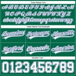 Custom Name and Number Authentic Basketball Shorts in Kelly Green and White-Royal Personalized Kelly Green White-Royal Authentic