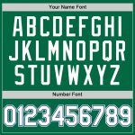 Custom Name and Number Authentic Sleeveless Baseball Jersey in Kelly Green White-Royal Personalized Kelly Green White-Royal