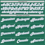 Custom Name Number Basketball Jersey - Personalized Kelly Green White-Royal Authentic Throwback Style Personalized Kelly