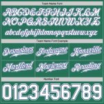 Custom Name Number Kelly Green White-Royal Basketball Shorts Authentic Throwback Team Gear Personalized Kelly Green White-Royal