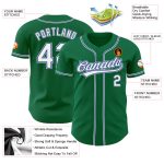 Custom Kelly Green White Royal-Gray Baseball Jersey with Personalized Name and Number - Authentic Team Gear Personalized