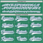 Custom Name Number Hockey Jersey in Kelly Green White-Royal - Personalized Team Jersey Personalized Kelly Green White-Royal