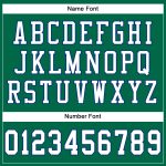 Custom Name Number Personalized Football Jersey in Kelly Green White-Royal Mesh Personalized Kelly Green White-Royal Mesh