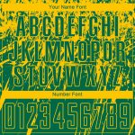 Custom Name Number Soccer Jersey - Personalized Kelly Green and Yellow Sublimation Uniform Personalized Kelly Green Yellow
