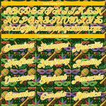 Custom Performance T-Shirt with Personalized Name and Number, Kelly Green Yellow-White 3D Pattern Design for Holiday Party