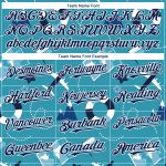 Personalized 3D Pattern Baseball Jersey - Custom Name & Number in Lakes Blue Navy-White for Holiday Travel Personalized Lakes