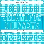 Custom Name and Number Oktoberfest 3D Pattern Baseball Jersey - Personalized Blue White Team Design Personalized Lakes Blue