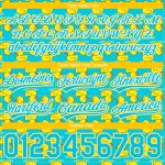 Custom Name Number Duck Basketball Shorts - 3D Pattern Blue Yellow White, Personalized Team Gear Personalized Lakes Blue