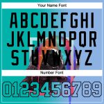 Personalized 3D Skull Gradient Baseball Jersey Light Blue Aqua-Black Custom Name & Number Fashion Team Apparel Personalized