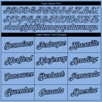 Personalized Light Blue 3D Pattern Feather T-Shirt with Custom Name and Number - Team Performance Apparel Personalized Light