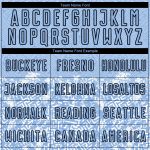 Light Blue Geometric Shapes Personalized Soccer Uniform Jersey Sublimation Personalized Light Blue Black Geometric Shapes