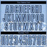 Light Blue Geometric Shapes Personalized Soccer Uniform Jersey Sublimation Personalized Light Blue Black Geometric Shapes