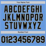 Custom Name and Number Authentic Throwback Baseball Jersey - Light Blue and Black Old Gold Mesh Personalized Light Blue Black-Old