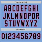 Custom Name and Number Baseball Jersey - Light Blue Black-Pink Authentic Fade Fashion Design Personalized Light Blue Black-Pink