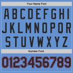 Personalized Authentic Throwback Basketball Jersey Custom Name Number Black-Pink Light Blue Team Personalized Light Blue