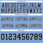 Custom Light Blue Throwback Basketball Shorts with Team Name and Number, Authentic Design, Personalized Style Personalized