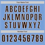 Personalized Light Blue Brown-White Baseball Jersey - Authentic Custom Sports Apparel Personalized Light Blue Brown-White