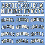 Custom Light Blue Cream-Black Basketball Jersey with Personalized Name and Number - Authentic Throwback Style Personalized