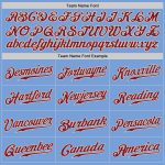 Custom Light Blue Crimson-City Cream Authentic Baseball Jersey with Personalized Name and Number Personalized Light Blue