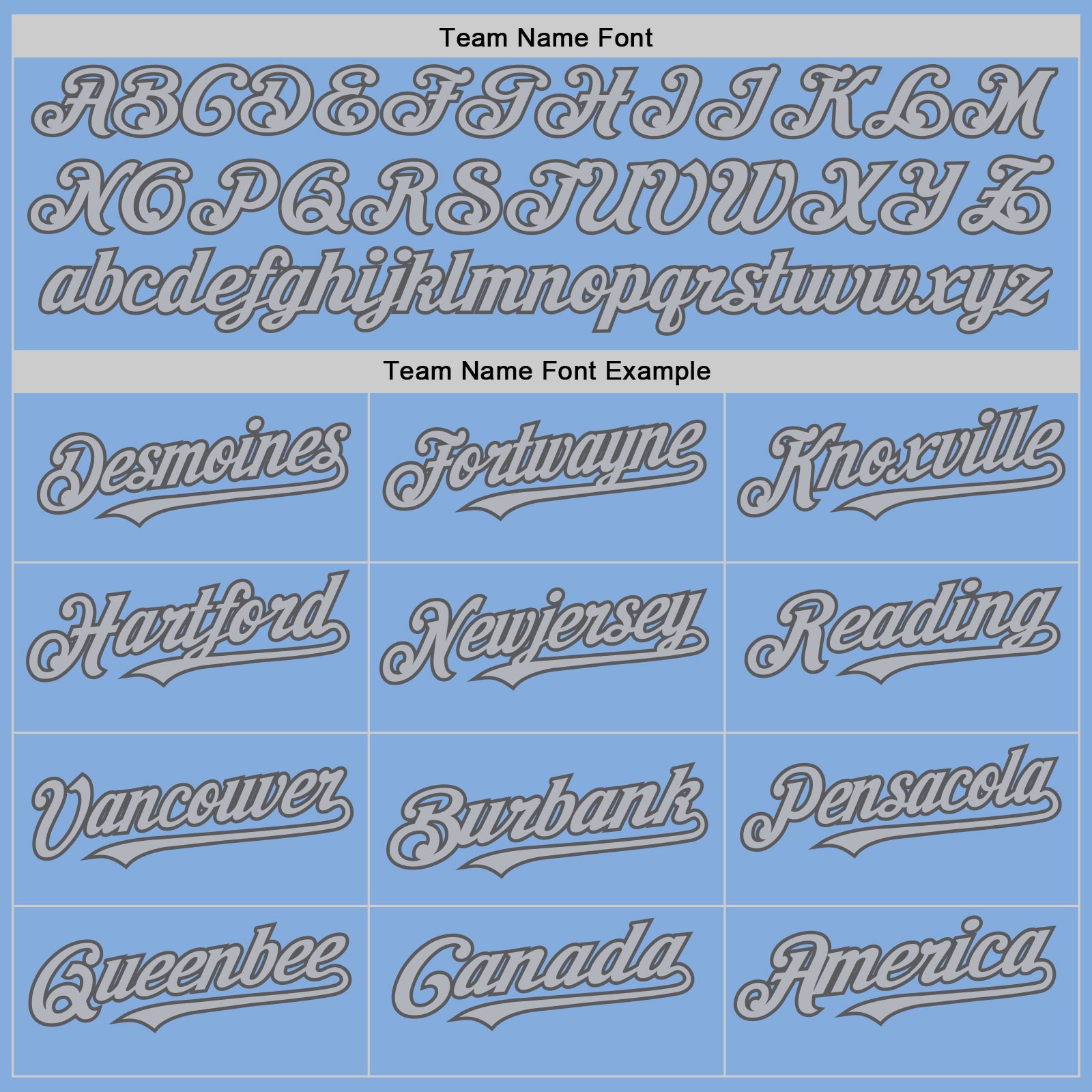 Personalized Light Blue Gray-Steel Gray Authentic Sleeveless Baseball Jersey Team Custom Name and Number Custom Name & Number Light Blue Gray Steel Gray Sleeveless Baseball Jersey - Personalized Authentic Team Gear Personalized - Image 3