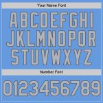 Custom Light Blue Gray-Steel Gray Mesh Baseball Jersey with Personalized Name and Number - Authentic Throwback Style Personalized