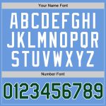 Custom Name and Number Personalized Light Blue Green and White Authentic Baseball Jersey - Throwback Style Personalized Light