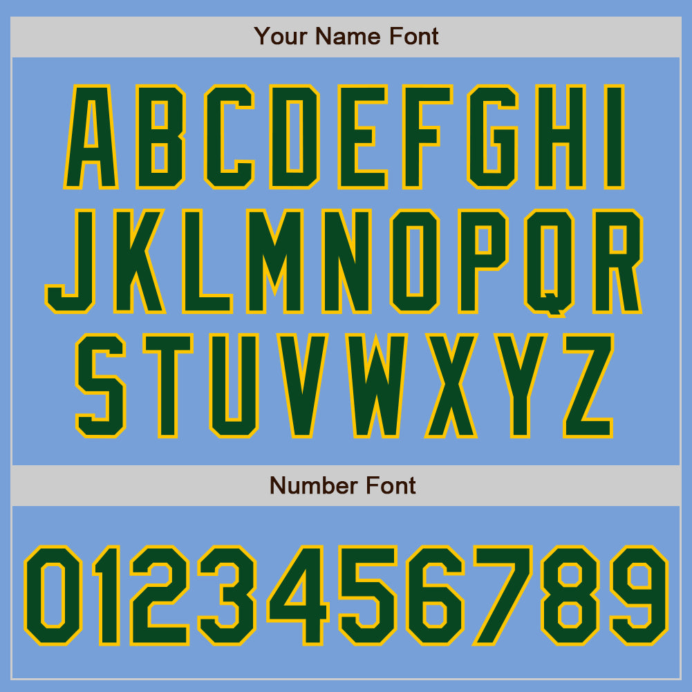 Personalized Light Blue Green-Yellow Two-Button Unisex Softball Jersey Team Custom Name and Number Custom Name and Number Unisex Softball Jersey in Light Blue Green-Yellow, Two-Button Design, Personalized Team Apparel Personalized - Image 5