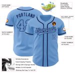 Personalized Light Blue Navy Authentic Baseball Jersey for Custom Sports Wear Personalized Light Blue Light Blue-Navy Authentic