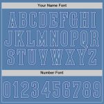 Custom Light Blue and Royal Baseball Jersey with Personalized Name and Number - Authentic Team Gear Personalized Light Blue