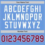 Custom Name and Number Authentic Throwback Baseball Jersey Light Blue Maroon-White Design Personalized Light Blue Maroon-White