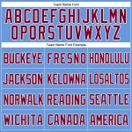 Custom Name Number Authentic Throwback Baseball Jersey Light Blue Maroon White Mesh - Personalized Team Jersey Personalized