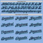 Custom Personalized Baseball Jersey - Light Blue Navy Gray-Teal Line with Name and Number Personalized Light Blue Navy Gray-Teal