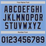 Custom Name and Number Personalized Light Blue Navy-Old Gold Baseball Jersey - Authentic Team Jersey Personalized Light Blue