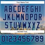 Personalized Sydney Australia City Edition 3D Bomber Varsity Jacket Custom Name & Number Light Blue Navy Personalized Light