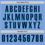 Custom Name Number Light Blue Navy Teal Authentic Baseball Jersey - Personalized Team Apparel Personalized Light Blue Navy-Teal