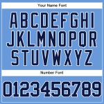 Personalized Light Blue Navy White Baseball Jersey - Authentic Throwback Mesh Design Personalized Light Blue Navy-White Mesh
