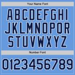 Custom Name and Number Personalized Light Blue Navy-White Mesh Baseball Jersey - Authentic Throwback Team Jersey Personalized