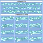 Custom Name and Number Champion Trophy Baseball Jersey in Light Blue Neon Pink-Aqua 3D Pattern Design Personalized Light