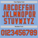 Personalized Light Blue Orange-Royal Authentic Baseball Jersey for Men - Sleeveless Design Personalized Light Blue Orange-Royal