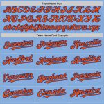 Personalized Light Blue Orange-Royal Authentic Baseball Jersey for Men - Sleeveless Design Personalized Light Blue Orange-Royal
