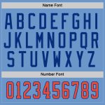 Custom Light Blue Orange-Royal Hockey Jersey with Personalized Name and Number - Team Apparel Personalized Light Blue Orange-Royal