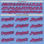 Custom Name and Number Baseball Jersey in Light Blue and Pink-Black Fade Authentic Style Personalized Light Blue Pink-Black