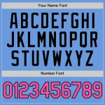 Custom Name and Number Personalized Light Blue Pink-Black Baseball Jersey - Authentic Throwback Team Jersey Personalized